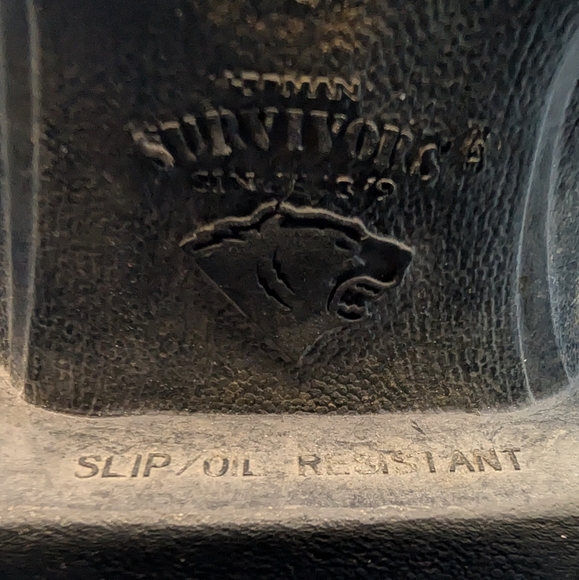 Cowboy Western Square Toe Brown Leather Boots EUC Men's Size 8 Survivors Brand - Picture 14 of 14